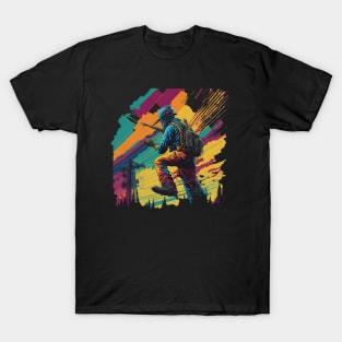 Lineman art design for wonderful linemens T-Shirt